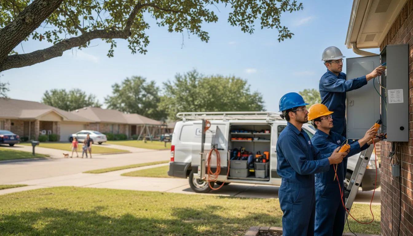 Certified electrician providing emergency electrical services in Gomer, OH